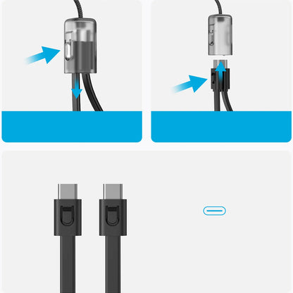 Baterie Externa Anker, 20000mAh, 30W, QC + PD, 1 x USB-A - 2 x USB-C, Neagra A1384G11