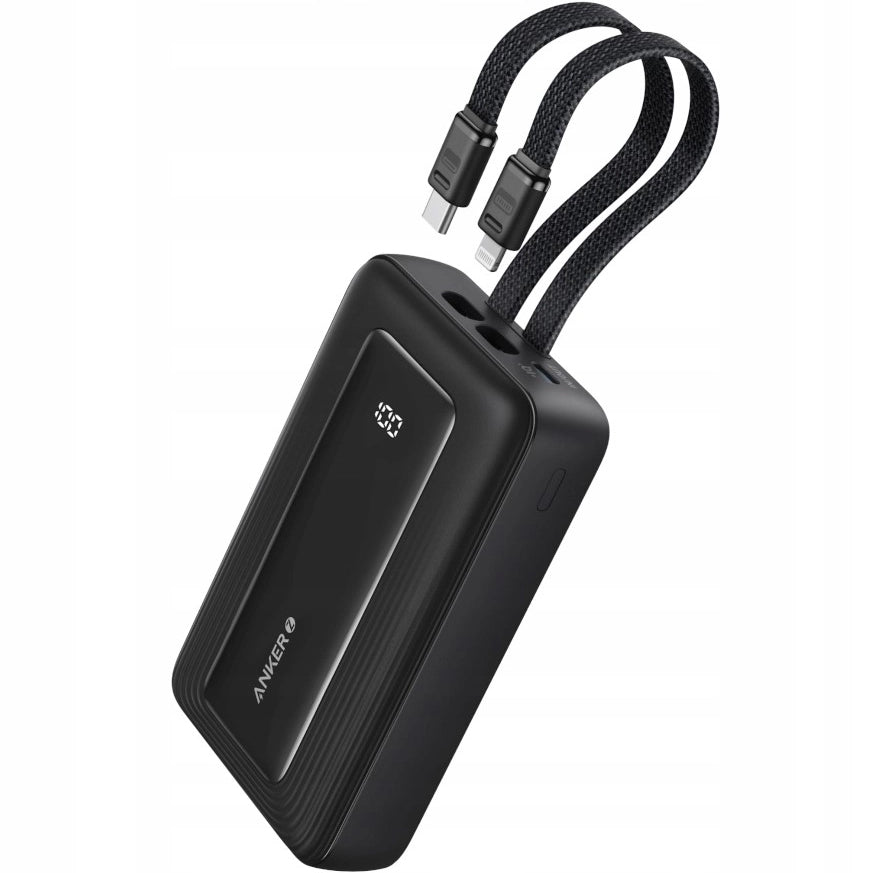 Baterie Externa Anker PowerCore, 10000mAh, 30W, QC + PD, 1 x Lightning - 1 x USB-A - 2 x USB-C, Neagra A1680G11