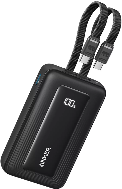 Baterie Externa Anker Zolo, 20000mAh, 45W, QC + PD, 1 x USB-A - 3 x USB-C, Neagra A1681H12