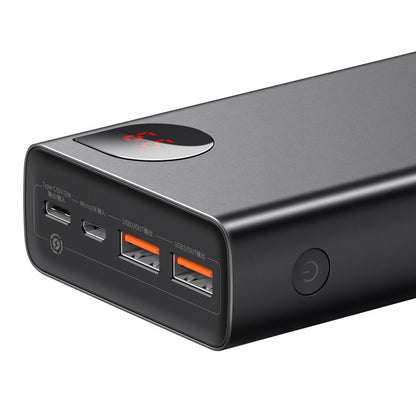 Baterie Externa Baseus Adaman, 20000mAh, 65W, QC + PD, 1 x USB-C - 2 x USB-C, Neagra, Resigilata PPIMDA-D01