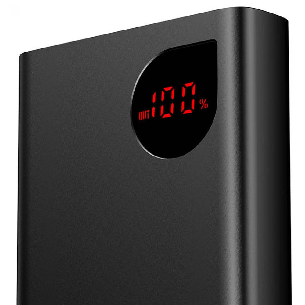 Baterie Externa Baseus Adaman, 20000mAh, 22.5W, QC + PD, 1 x USB-C - 2 x USB-A, Neagra PPAD070101