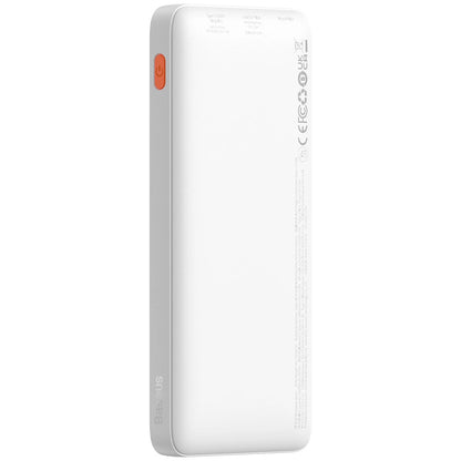 Baterie Externa Baseus Airpow, 10000mAh, 20W, QC + PD, 1 x USB-A - 1 x USB-C, Alba