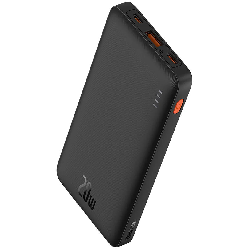 Baterie Externa Baseus Airpow, 10000mAh, 20W, QC + PD, 1 x USB-A - 1 x USB-C, Neagra PPQD090001