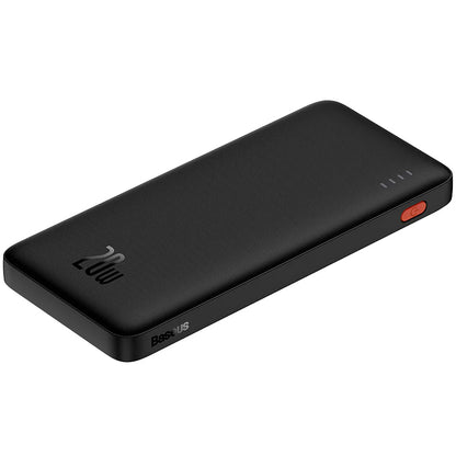 Baterie Externa Baseus Airpow, 10000mAh, 20W, QC + PD, 1 x USB-A - 1 x USB-C, Neagra PPQD090001