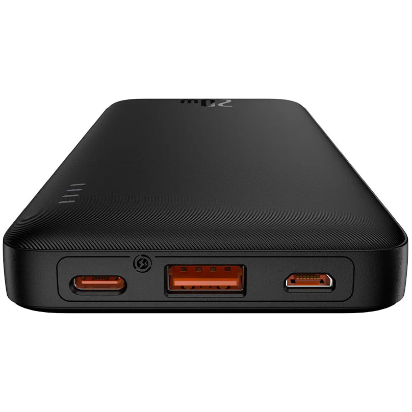 Baterie Externa Baseus Airpow, 10000mAh, 20W, QC + PD, 1 x USB-A - 1 x USB-C, Neagra PPQD090001