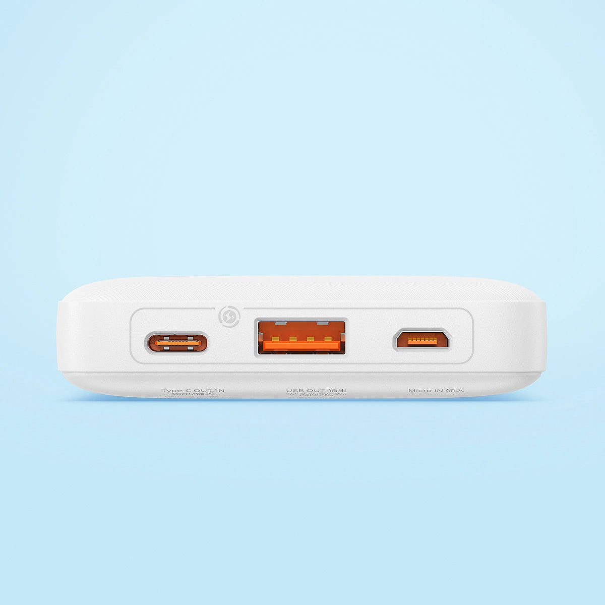 Baterie Externa Baseus Airpow, 10000mAh, 20W, QC + PD, 1 x USB-A - 1 x USB-C, Alba