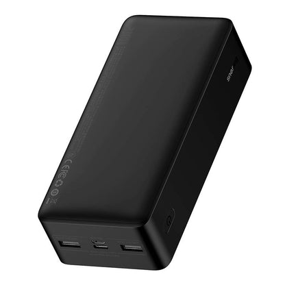 Baterie Externa Baseus Bipow, 30000mAh, 15W, 1 x USB-C - 2 x USB-A, Neagra PPBD050201