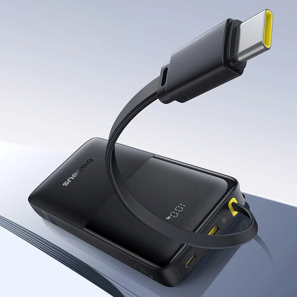 Baterie Externa Baseus Bipow 2, 10000mAh, 20W, QC + PD, 1 x USB-A - 2 x USB-C, Neagra P10077101113-00