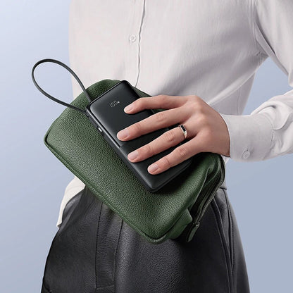 Baterie Externa Baseus Bipow 2, 10000mAh, 20W, QC + PD, 1 x USB-A - 2 x USB-C, Neagra P10077101113-00