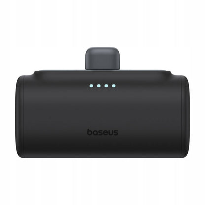 Baterie Externa Baseus Compact, 5000mAh, 20W, PD, 1 x Lightning - 1 x USB-C, Neagra P10068307113-00