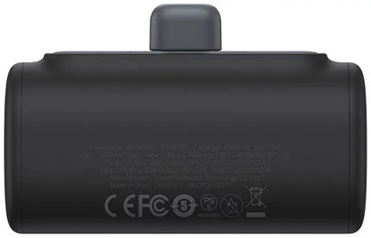 Baterie Externa Baseus Compact, 5000mAh, 20W, PD, 1 x Lightning - 1 x USB-C, Neagra P10068307113-00
