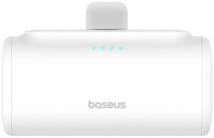 Baterie Externa Baseus Compact, 5000mAh, 20W, PD, 2 x USB-C, Alba P10068306213-00