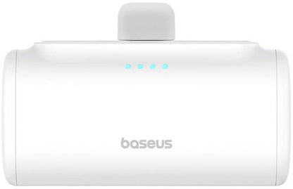 Baterie Externa Baseus Compact, 5000mAh, 20W, PD, 2 x USB-C, Alba P10068306213-00