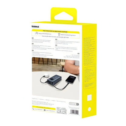 Baterie Externa Baseus EnerCore CR11, 20000mAh, 67W, PD, 2 x USB-C, Neagra E0027H00