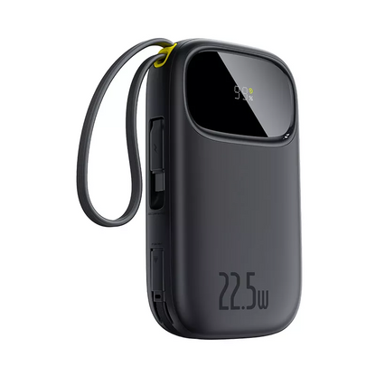 Baterie Externa Baseus EnerFill FC31, 20000mAh, 22.5W, QC + PD, 1 x Lightning - 1 x USB-A - 2 x USB-C, Neagra P10082107123-00