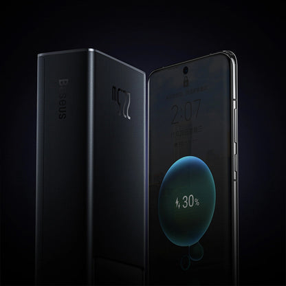 Baterie Externa Baseus EnerFill FP41, 30000mAh, 22.5W, QC + PD, 1 x USB-C - 2 x USB-A, Neagra