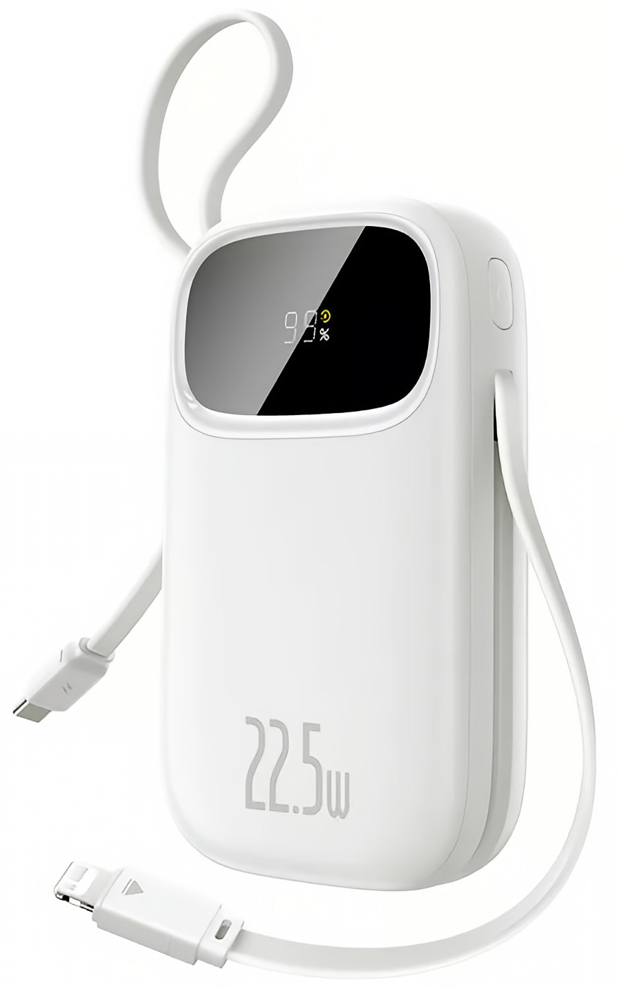 Baterie Externa Baseus EnerFill FC31, 10000mAh, 22.5W, QC + PD, 1 x Lightning - 1 x USB-A - 2 x USB-C, Alba P10082106213-00