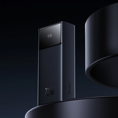 Baterie Externa Baseus EnerFill FP41, 30000mAh, 22.5W, QC + PD, 1 x USB-C - 2 x USB-A, Neagra