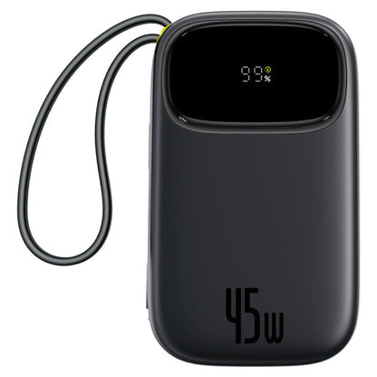 Baterie Externa Baseus EnerFill FC31 Qpow 3, 10000mAh, 45W, QC + PD, 1 x USB-A - 3 x USB-C, Neagra P10082102123-00