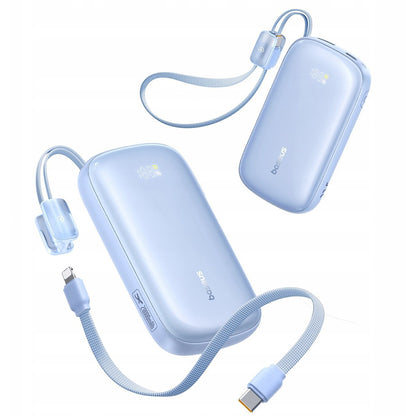 Baterie Externa Baseus EnerFill FC21 Qpow 3 Ultra, 20000mAh, 22.5W, QC + PD, 1 x USB-A - 1 x USB-C, Albastra E0027M03