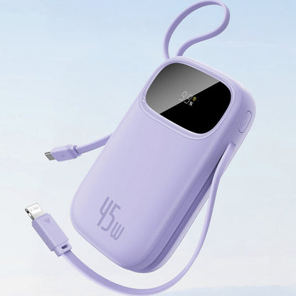 Baterie Externa Baseus EnerFill FC31 Qpow 3, 10000mAh, 45W, QC + PD, 1 x Lightning - 1 x USB-A - 2 x USB-C, Mov E0028C02
