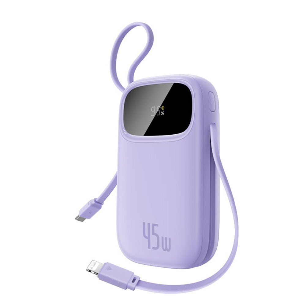 Baterie Externa Baseus EnerFill FC31 Qpow 3, 10000mAh, 45W, QC + PD, 1 x Lightning - 1 x USB-A - 2 x USB-C, Mov E0028C02