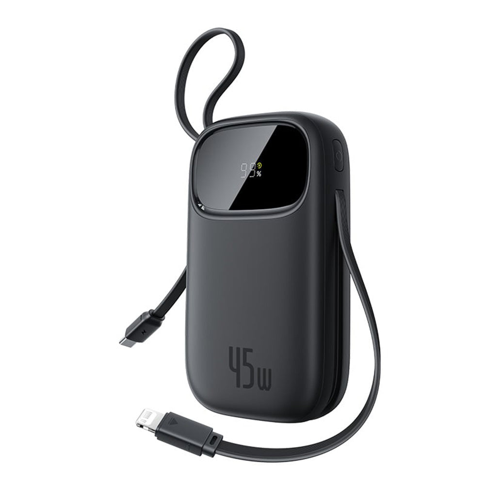 Baterie Externa Baseus EnerFill FC31 Qpow 3, 10000mAh, 45W, QC + PD, 1 x Lightning - 1 x USB-A - 2 x USB-C, Neagra E0028C00