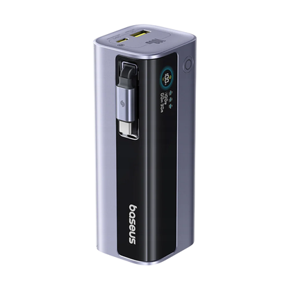 Baterie Externa Baseus EnerGeek GR11, 10000mAh, 100W, QC + PD, 1 x USB-A - 2 x USB-C, Gri E0027A01
