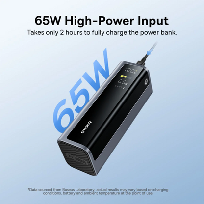 Baterie Externa Baseus EnerGeek GP12, 20800mAh, 145W, QC + PD, 2 x USB-A - 2 x USB-C, Gri P10082109813-00