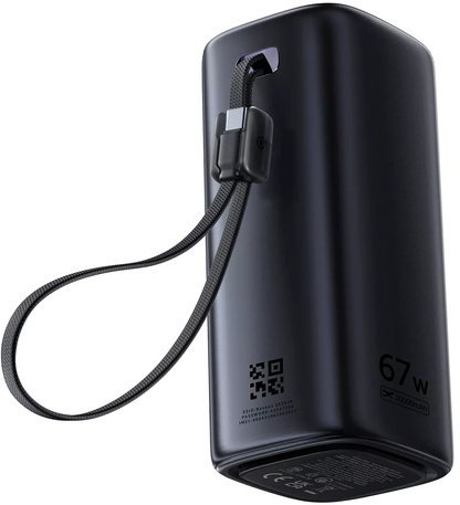 Baterie Externa Baseus EnerGeek GX11, 20000mAh, 67W, QC + PD, 1 x USB-A - 2 x USB-C, Neagra E0025701