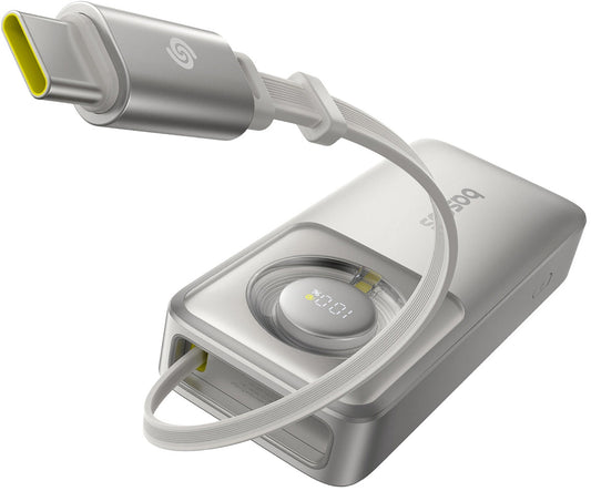 Baterie Externa Baseus OS Free2Pull, 10000mAh, 30W, PD, 2 x USB-C, Gri P10073701843-00