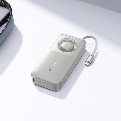 Baterie Externa Baseus OS Free2Pull, 10000mAh, 30W, PD, 2 x USB-C, Gri P10073701843-00