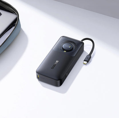 Baterie Externa Baseus OS Free2Pull, 10000mAh, 30W, PD, 2 x USB-C, Neagra P10073701123-00