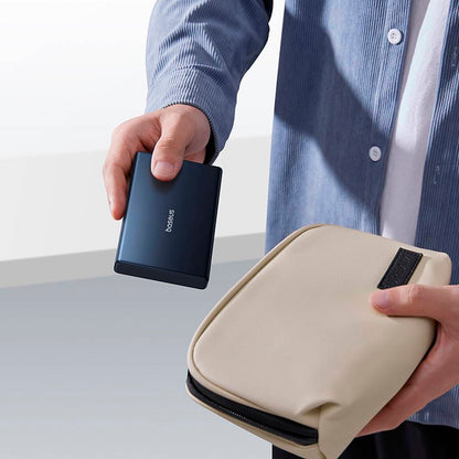 Baterie Externa Baseus PicoGo, 10000mAh, 20W, QC + PD, 1 x USB-A - 2 x USB-C, Neagra P10076801123-00