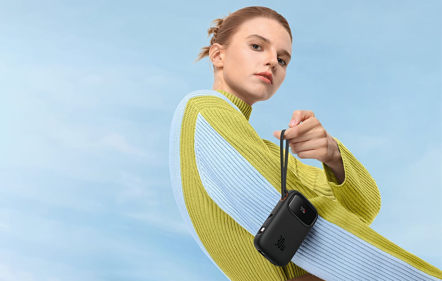 Baterie Externa Baseus Qpow2, 20000mAh, 30W, QC + PD, 1 x USB-A - 3 x USB-C, Neagra P10055009113-00