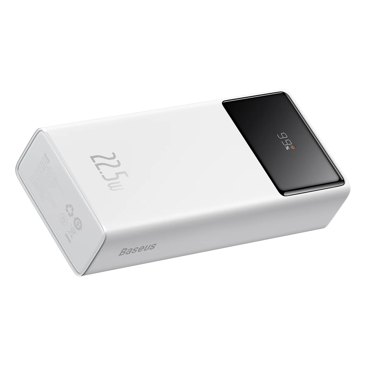 Baterie Externa Baseus Star Lord, 30000mAh, 22.5W, QC + PD, 1 x USB-C - 2 x USB-A, Alba PPXJ080102