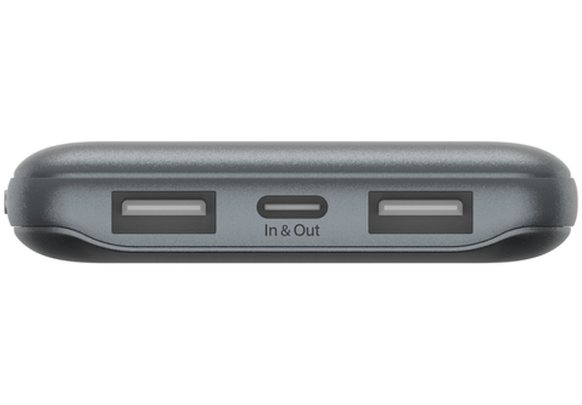 Baterie Externa Belkin BoostCharge, 10000mAh, 15W, 1 x USB-C - 2 x USB-A, Gri BPB011btGY