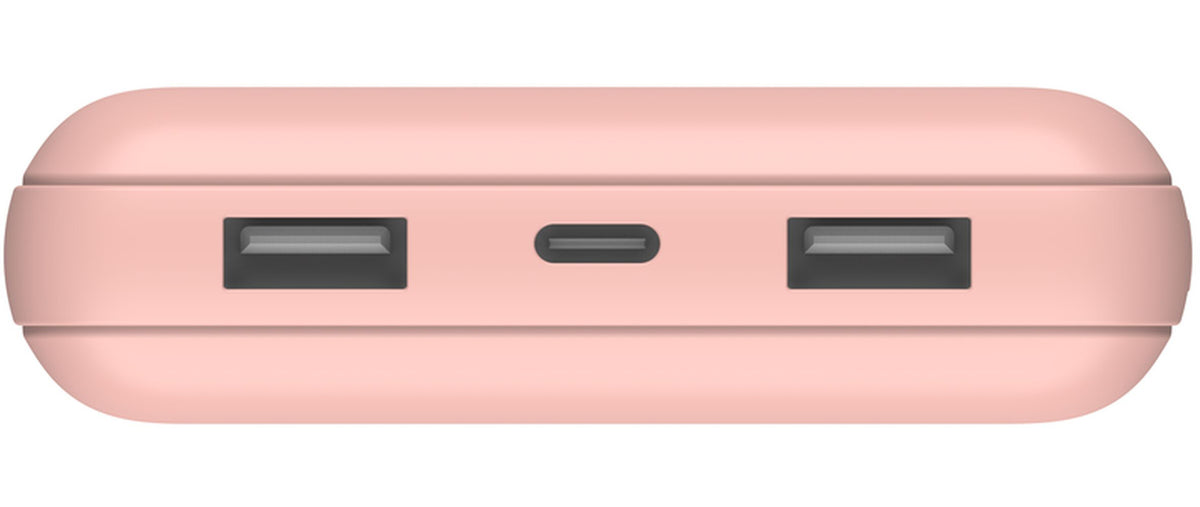 Baterie Externa Belkin BoostCharge, 20000mAh, 15W, 1 x USB-C - 2 x USB-A, Roz Aurie BPB012btRG