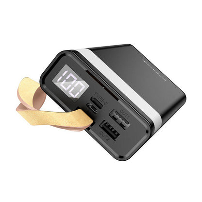 Baterie Externa Borofone BJ18 Coolmy, 20000mAh, 10W, 2 x USB-A, Neagra