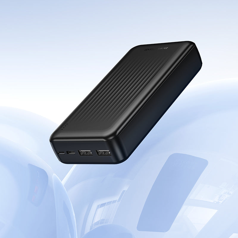 Baterie Externa Borofone BJ78A Clever, 20000mAh, 10W, 2 x USB-A, Neagra