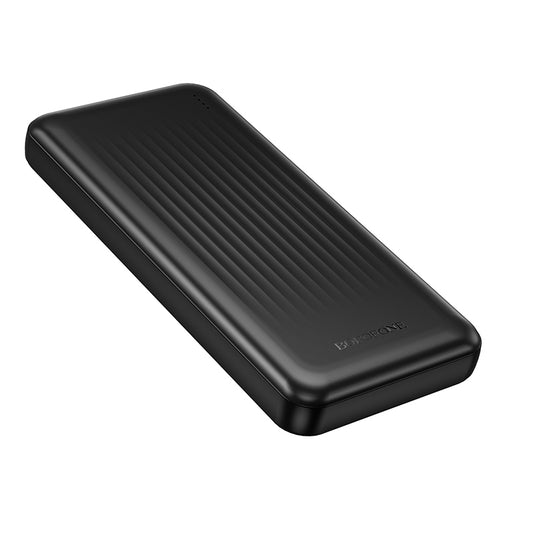 Baterie Externa Borofone BJ80A Clever, 10000mAh, 22.5W, QC + PD, 1 x USB-C - 2 x USB-A, Neagra