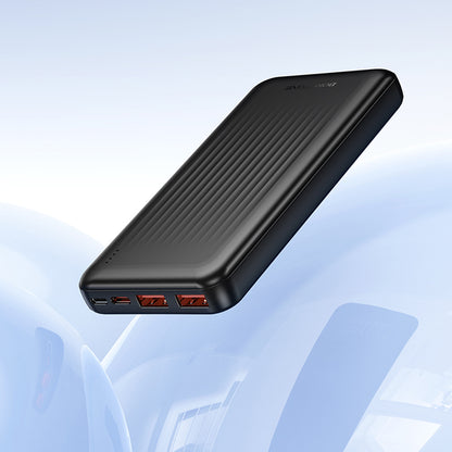 Baterie Externa Borofone BJ80A Clever, 10000mAh, 22.5W, QC + PD, 1 x USB-C - 2 x USB-A, Neagra