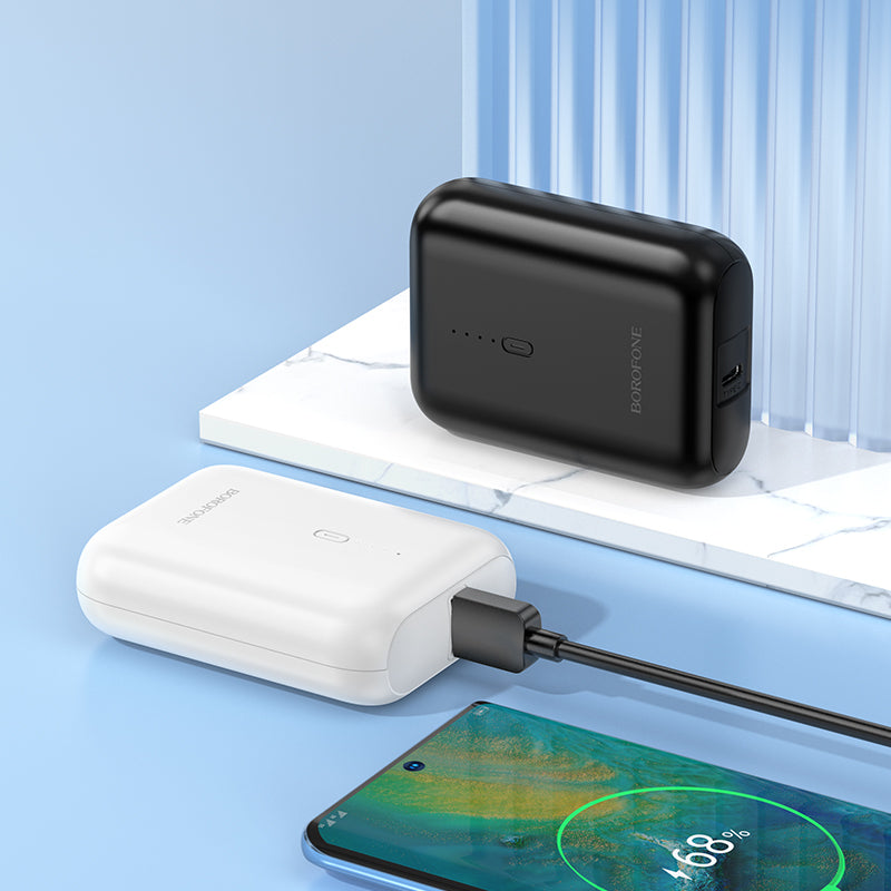 Baterie Externa Borofone BJ81 Stability, 5000mAh, 10W, 1 x USB-A, Neagra