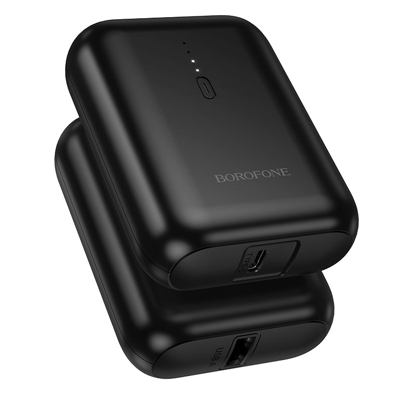 Baterie Externa Borofone BJ81 Stability, 5000mAh, 10W, 1 x USB-A, Neagra