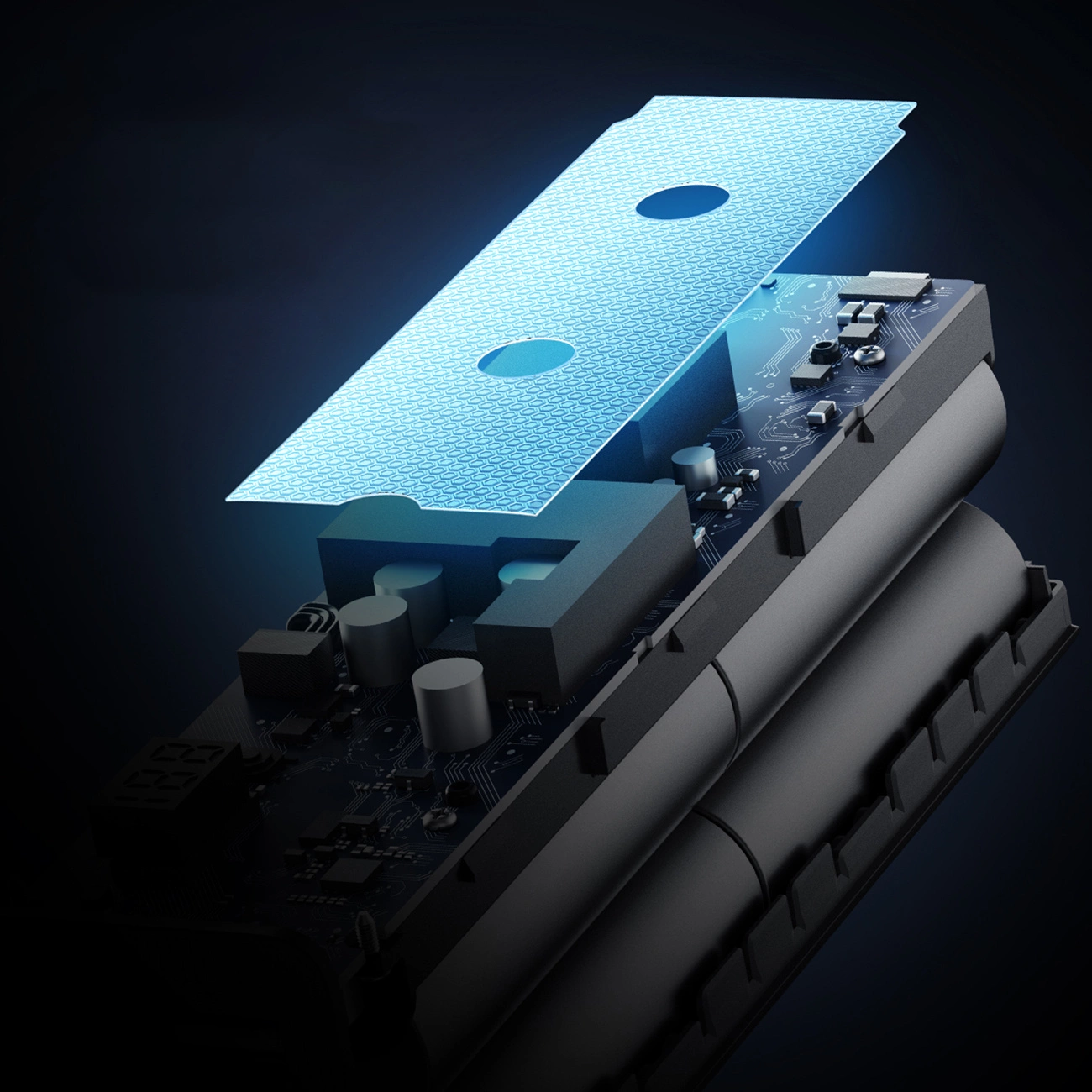 Baterie Externa Cuktech, 20000mAh, 100W, QC + PD, 1 x USB-A - 2 x USB-C, Gri CUKP200XGLGR