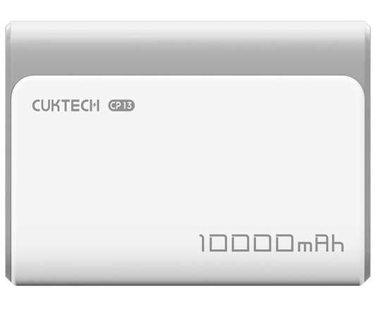 Baterie Externa Cuktech CP13, 10000mAh, 30W, QC + PD, 1 x USB-A - 1 x USB-C, Gri
