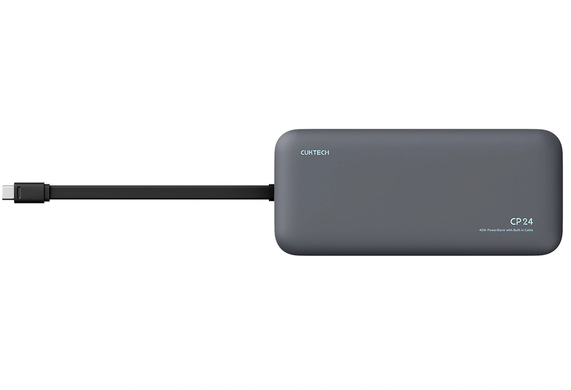Baterie Externa Cuktech LPB200N, 20000mAh, 40W, QC + PD, 1 x USB-A - 2 x USB-C, Neagra