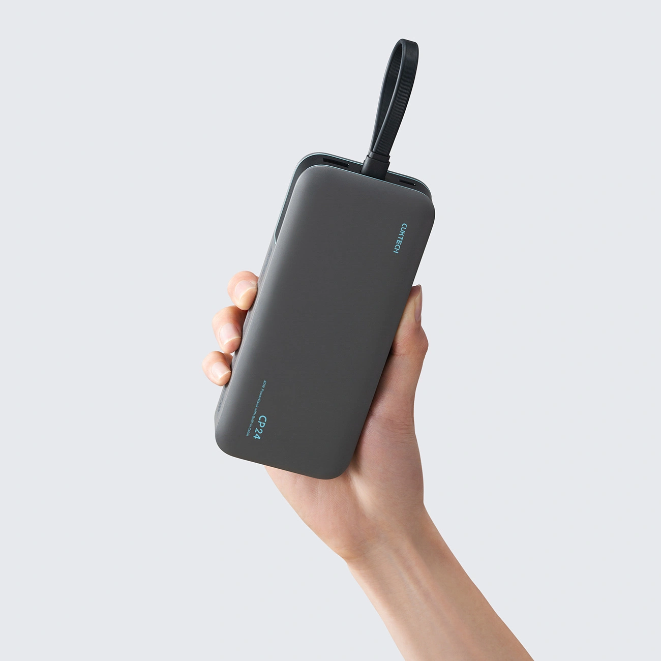 Baterie Externa Cuktech LPB200N, 20000mAh, 40W, QC + PD, 1 x USB-A - 2 x USB-C, Neagra