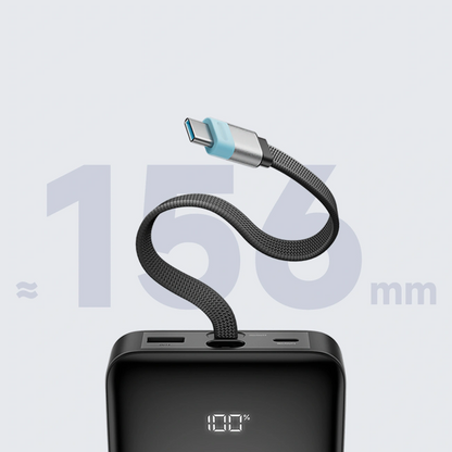 Baterie Externa Cuktech LPB252N, 25000mAh, 120W, QC + PD, 1 x USB-A - 2 x USB-C, Gri