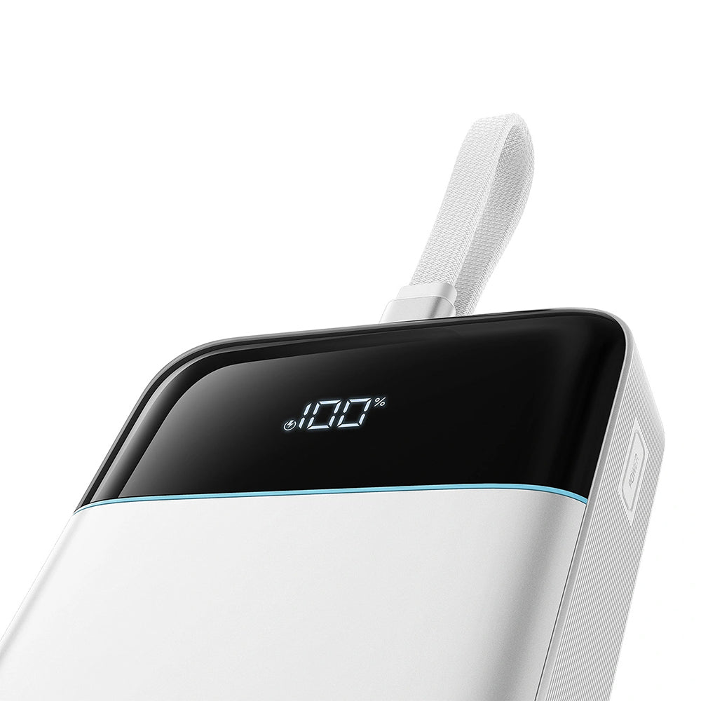 Baterie Externa Cuktech LPB252N, 25000mAh, 120W, QC + PD, 1 x USB-A - 2 x USB-C, Alba